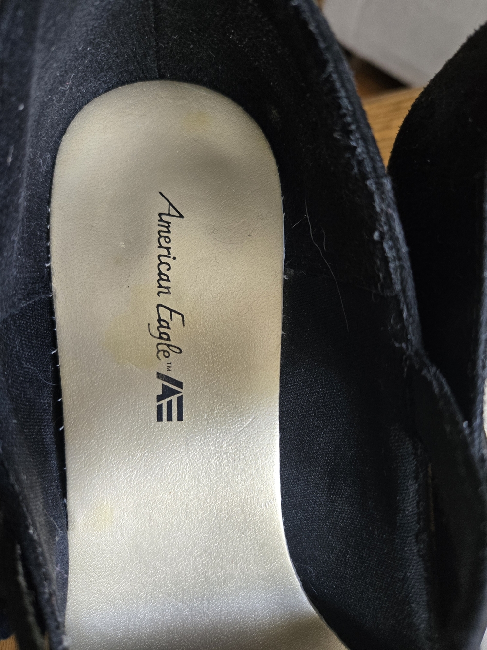 American Eagle Outfitters Black Mary Jane Heels with Rhinestone Brooch - Picture 2 of 5